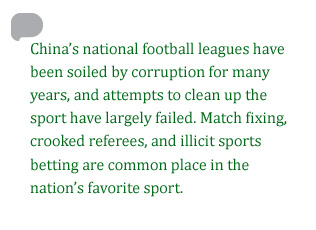 Tackling Football Corruption