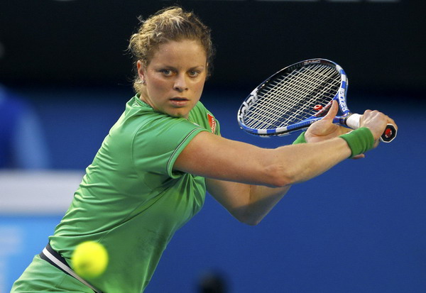 Clijsters wins second set to level in Melbourne