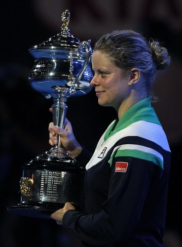 Clijsters wins Australian Open singles title