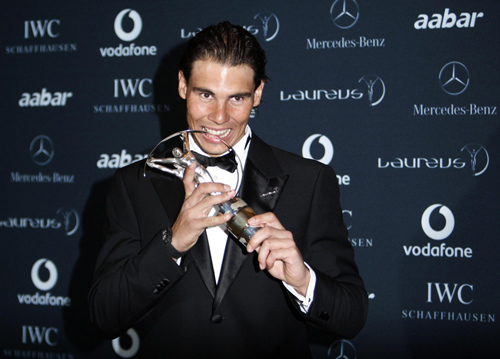 Nadal, Zidane honored at Laureus sports award