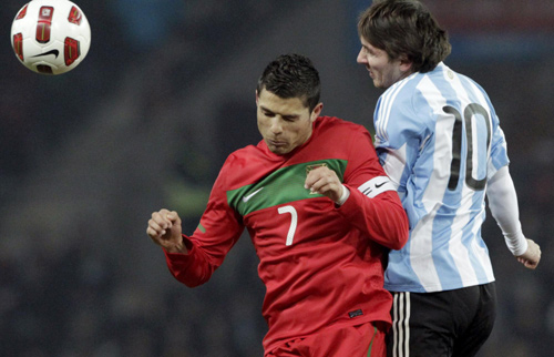 Messi earns Argentina 2-1 win over Portugal