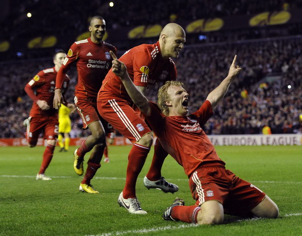 Liverpool, Rangers make Europa League's last 16