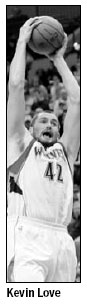 Love records 52nd double-double