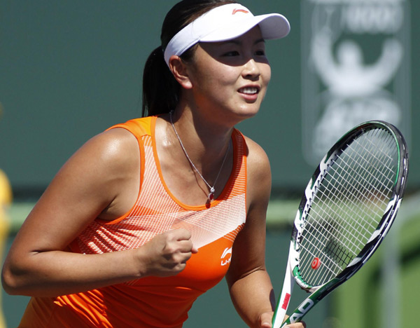 Peng Shuai to meet Li Na at WTA Indian Wells game