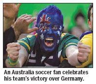 Socceroos stun Germany
