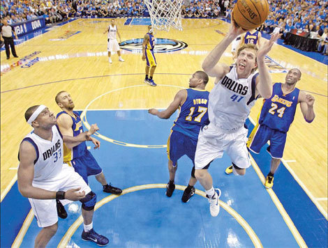 dallas mavericks sweep la. Dallas Mavericks#39; Dirk