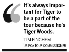 Finchem denies Tiger was pressured to play games