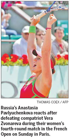 Russian teenager stuns Zvonareva