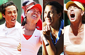 Li and Bartoli ride waves of hope on semi-final day
