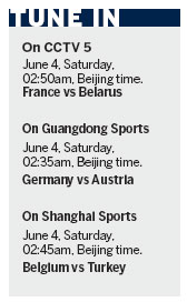 Les Bleus seek Belarus revenge