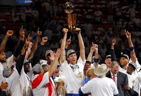 Mavs top Heat for NBA title