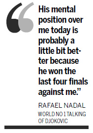 Nadal vs Djokovic in final