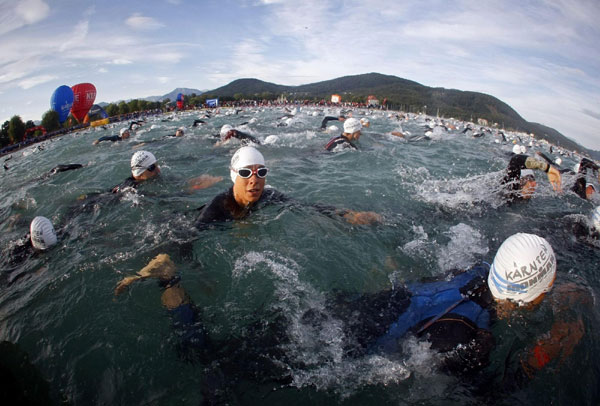 Belgian man takes triathlon title in Austria