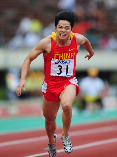 China's Su wins 100-meter race in Kobe