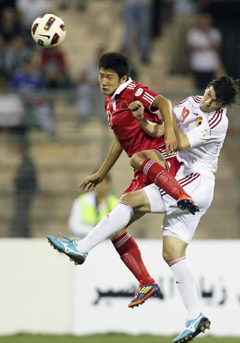 In photos: China suffers 1st loss to Jordan in 27 years