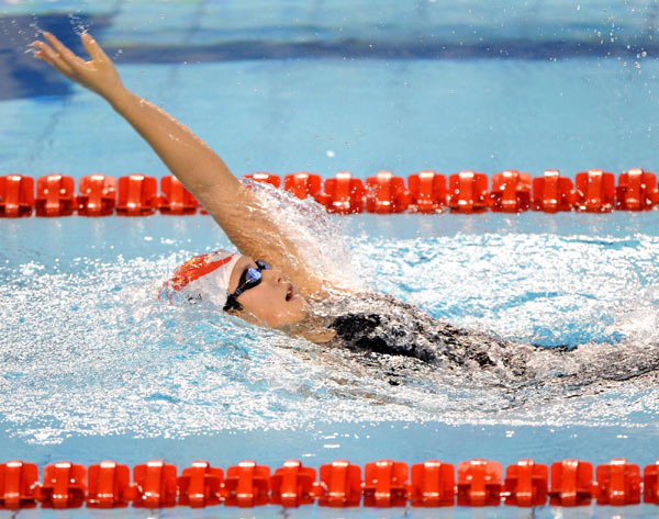 China's youngest swimming world champ eyes Olympic gold