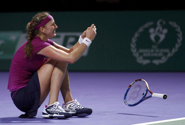 Kvitova lets her racket do the talking