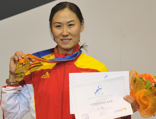 Top 10 athletes of China in 2011