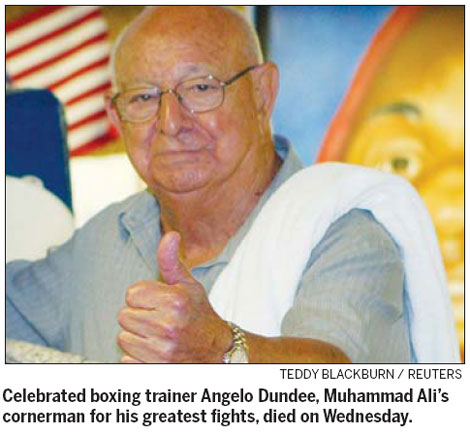 There was no way Angelo Dundee was going to miss Muhammad Ali's 70th birthday party. Ali's trainer Dundee dies