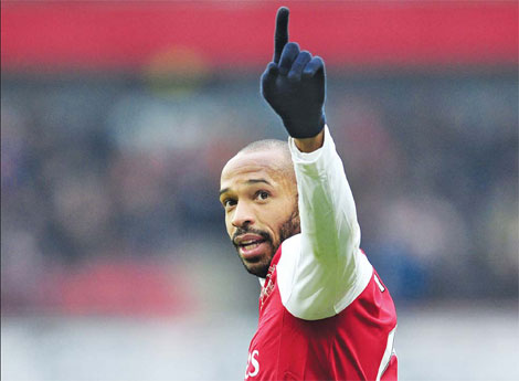 Wenger hails Henry's 'parting shot' in Rover rout