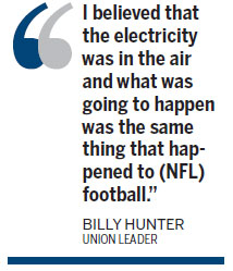 At the halfway point of an already whirlwind NBA season, union leader Billy Hunter is pleased overall while still reserving judgment about the game in the aftermath of the prolonged lockout. Union chief pleased at the halfway point