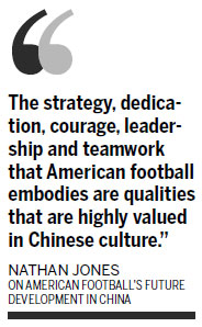 New official to develop American football in China