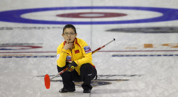 Chinese women curlers post split at worlds