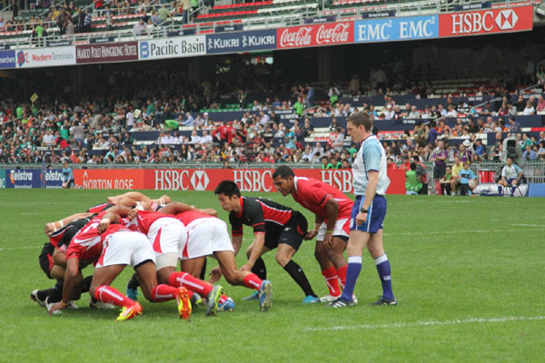 Chinese struggle on opening day at HK Rugby Sevens