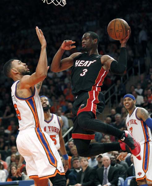 Big Three carry Heat past Knicks