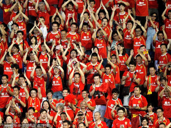 Evergrande reaches last 16 in AFC Champions league thriller Sports