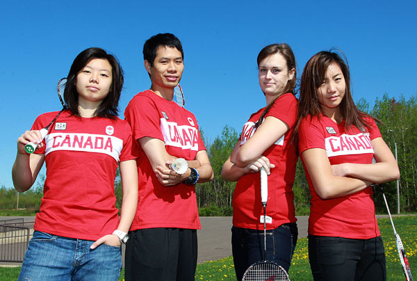 Canadian Olympic shuttlers of Chinese descent