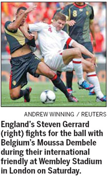Gerrard: Belgium test was ideal ahead of Euros