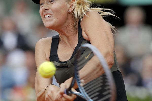 Sharapova crowned queen of Roland Garros