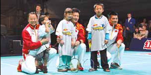 Amateur shuttlers play 'another kind of badminton'