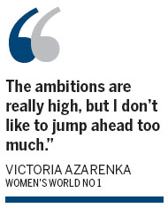 Even being best isn't enough for Azarenka