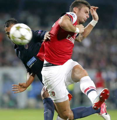 Arsenal recover to ruin Montpellier's debut