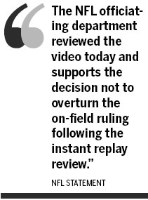 The NFL won't be apologizing