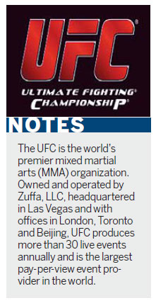 UFC succeeds in Asian market