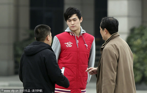 Sun Yang suspended from commercial activities