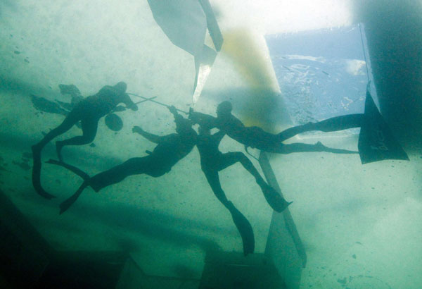 Underwater ice hockey Championships