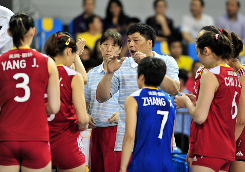 China's women's volleyball head coach since 1980s