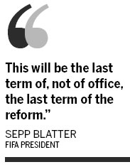 Blatter drops hint he wants to stay as president