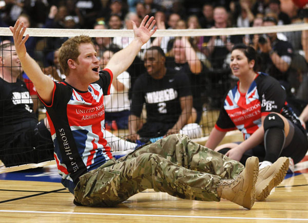 Prince Harry, injured US officer launch Warrior Games