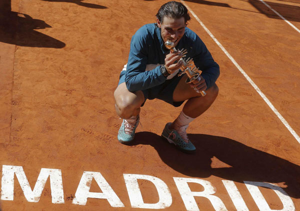 Nadal and Williams win champions at Madrid Open