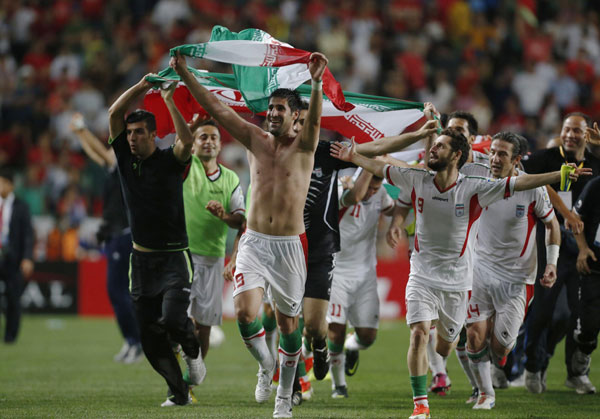 Iran 'in heaven' as soccer team qualifies for 2014 World Cup
