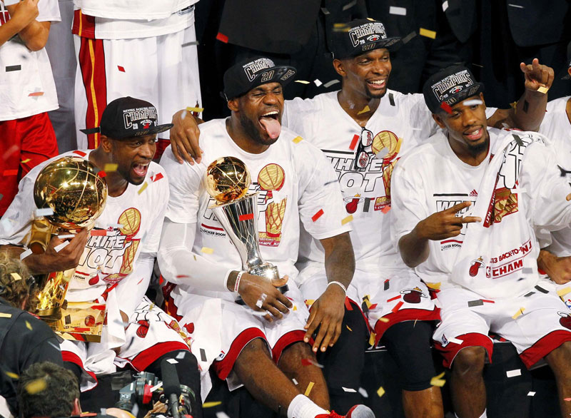 LeBron leads Heat to second straight title[1]|ch