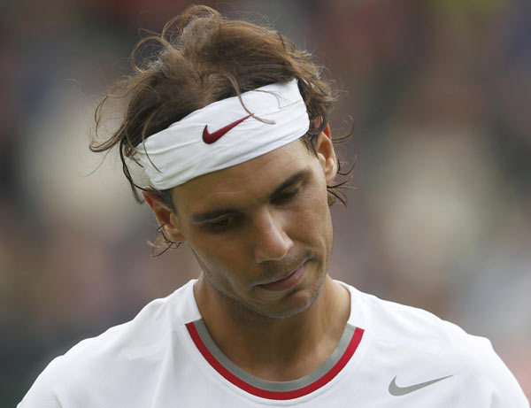 Nadal stunned at Wimbledon in 1st round
