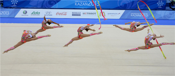 Russian gymnasts scoop 6 golds at Universiade