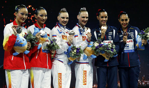 Russia wins another gold in synchro swimming