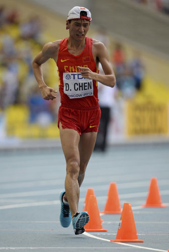 Race walker Ivanov claims first gold for Russia in Moscow worlds